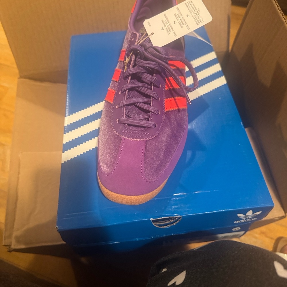 Adidas Purple and Red Sneakers SL 72 OG